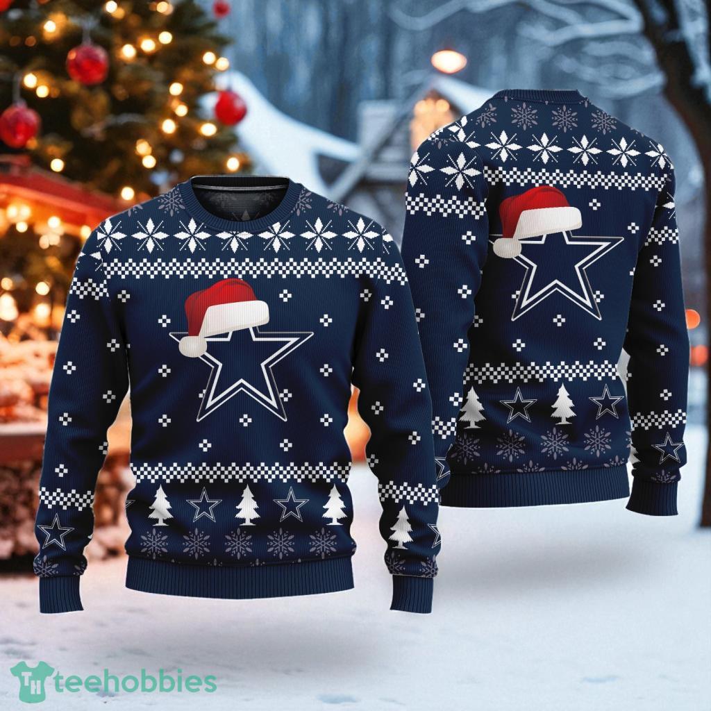 Dallas Cowboys Ugly Christmas Sweater For Holiday Xmas Gifts image Dallas Cowboys Ugly Christmas Sweater For Holiday Xmas Gifts Product Photo 1