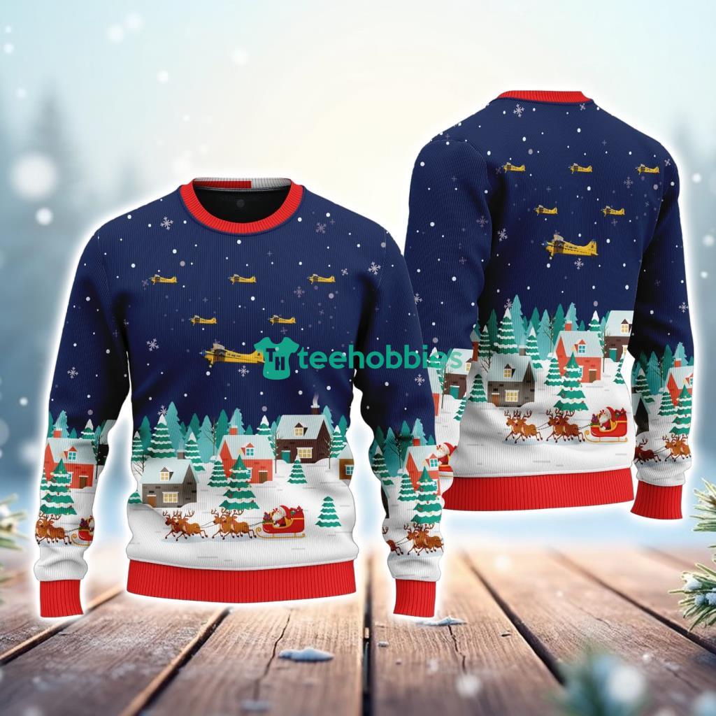 Dhc 2 Beaver Dehavilland Alaska Forestry Us Air Force Christmas Ugly Sweater Meaningful Gift For Aviation Fans image Dhc-2 Beaver Dehavilland Alaska Forestry Us Air Force Christmas Ugly Sweater Meaningful Gift For Aviation Fans Product Photo 1