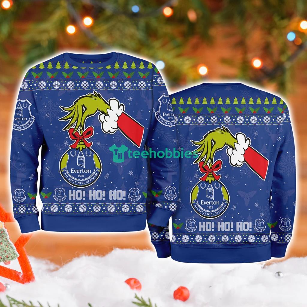 Everton Grinch Hand Ugly Christmas Sweater 3D image Everton Grinch Hand Ugly Christmas Sweater 3D Product Photo 1