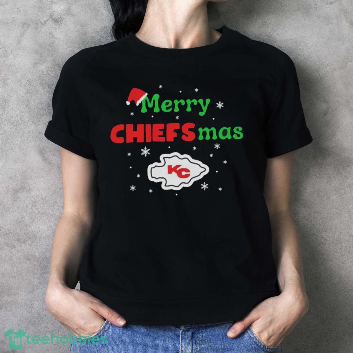 Kansas City Chiefs Merry Chiefsmas Shirt - Ladies T-Shirt Kansas City Chiefs Merry Chiefsmas Shirt - Ladies T-Shirt