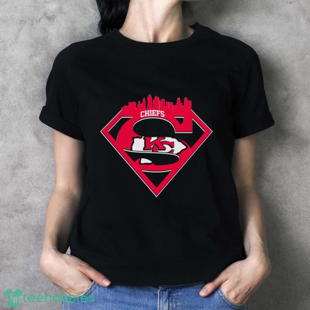Kansas City Chiefs Superman T-Shirt - Ladies T-Shirt Kansas City Chiefs Superman T-Shirt - Ladies T-Shirt