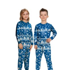 Kansas City Royals MLB Christmas Pattern Family Matching Pajamas Sets Best Gift For Christmas image Kansas City Royals MLB Christmas Pattern Family Matching Pajamas Sets Best Gift For Christmas Product Photo 2