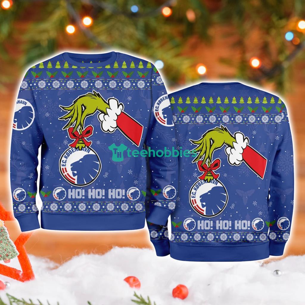 København Grinch Hand Ugly Christmas Sweater 3D image København Grinch Hand Ugly Christmas Sweater 3D Product Photo 1