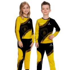 Lamborghini Car Custom Name Family Matching Pajamas Set Product Photo 1