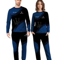 Maserati Car Custom Name Family Matching Pajamas Set image Maserati Car Custom Name Family Matching Pajamas Set Product Photo 2