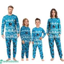 Miami Marlins MLB Christmas Pattern Family Matching Pajamas Sets Best Gift For Christmas image Miami Marlins MLB Christmas Pattern Family Matching Pajamas Sets Best Gift For Christmas Product Photo 4