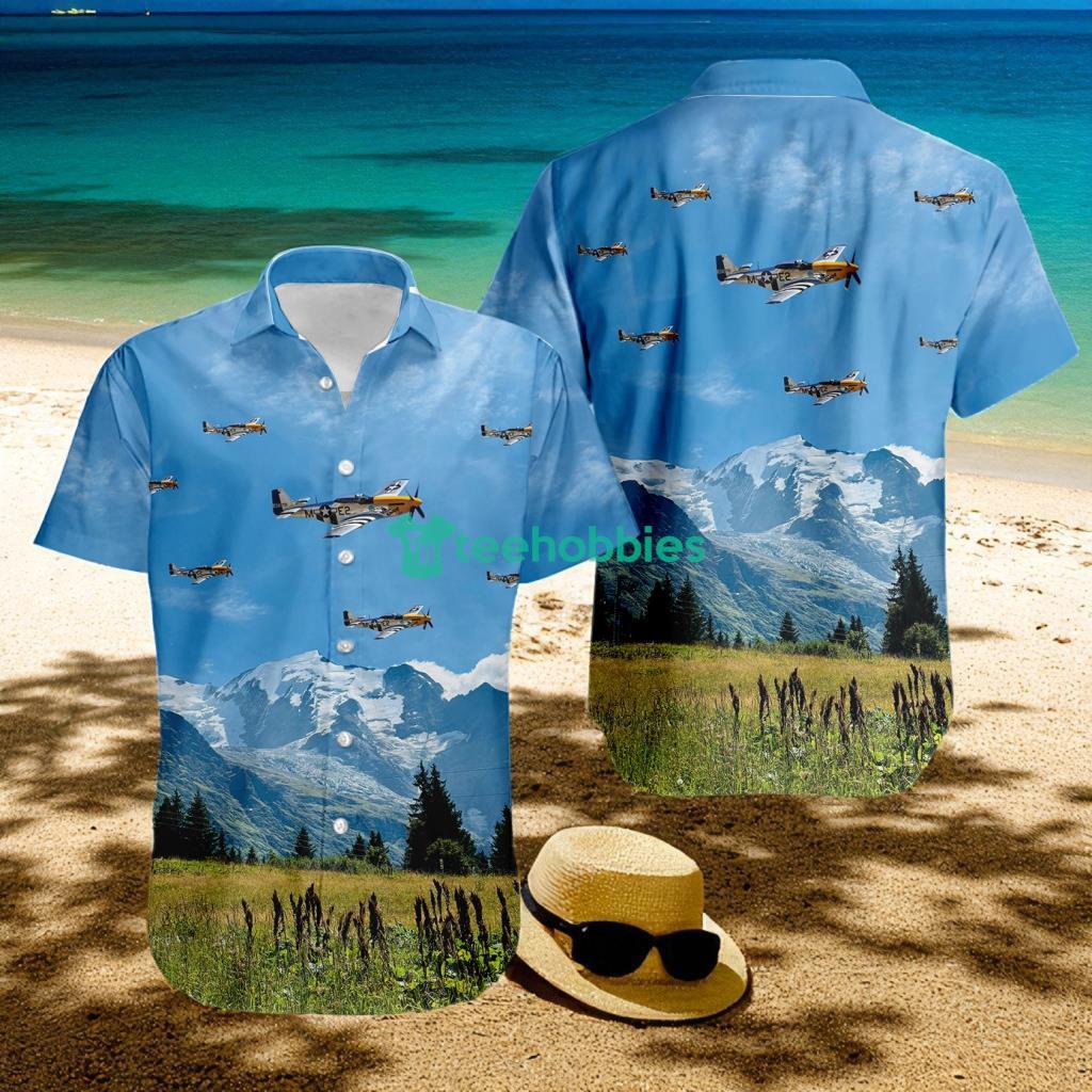 North American P 51 Mustang Tropical Hawaiian Shirt The Best Summer image North American P-51 Mustang Tropical Hawaiian Shirt The Best Summer Product Photo 1