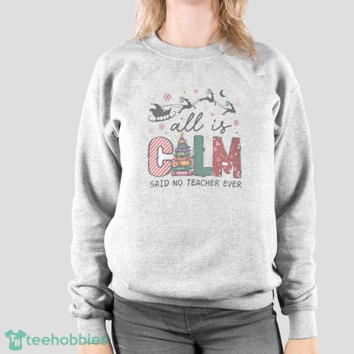 Teacher Christmas Sweatshirt Books Tree School Pride Gift T shirt Hoodie Sweatshirirt image Teacher Christmas Sweatshirt Books Tree School Pride Gift T-shirt Hoodie Sweatshirirt - Sport Grey Sweatshirt