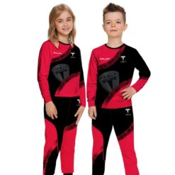 Tesla Car Custom Name Family Matching Pajamas Set image Tesla Car Custom Name Family Matching Pajamas Set Product Photo 3