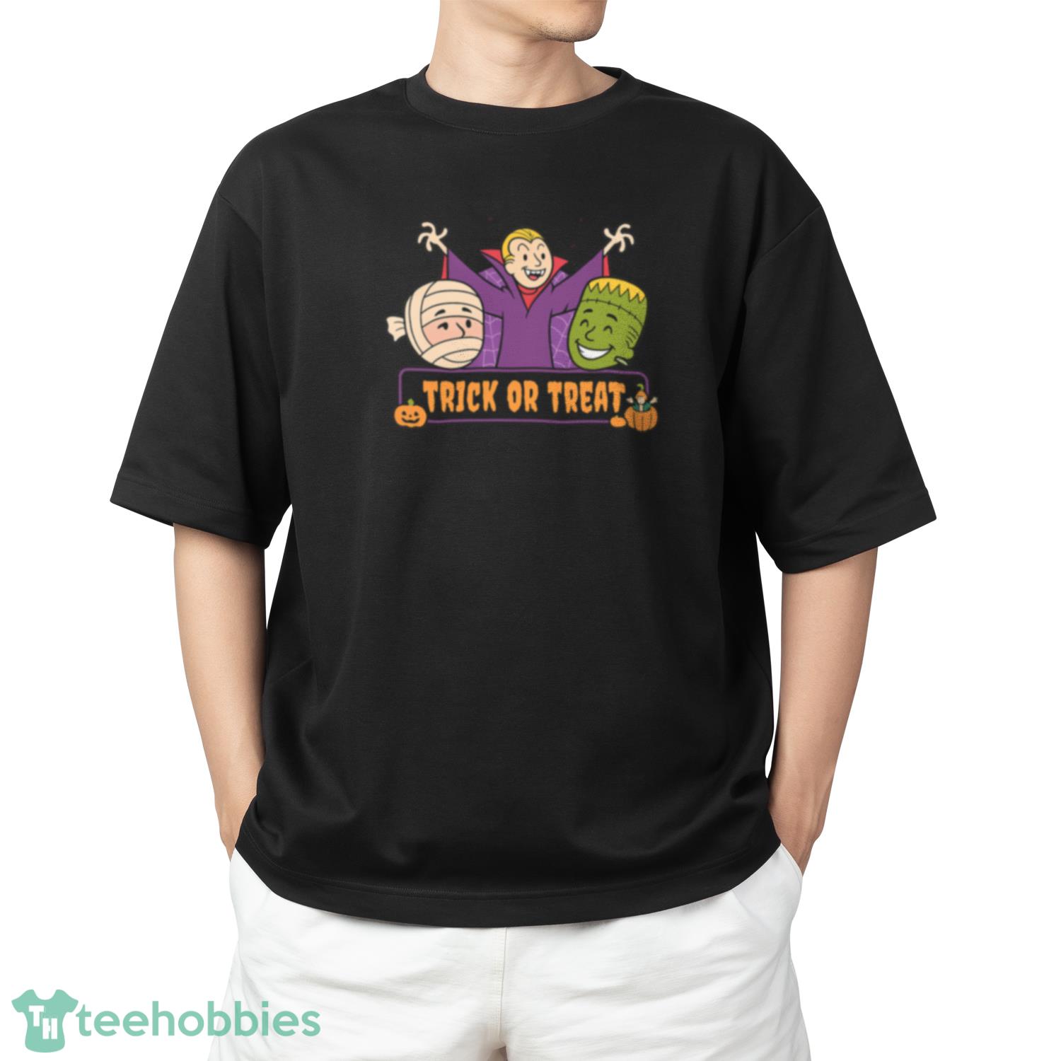 Trump Biden Halloween Trick Or Treat Shirt image Trump Biden Halloween Trick Or Treat Shirt Product Photo 1