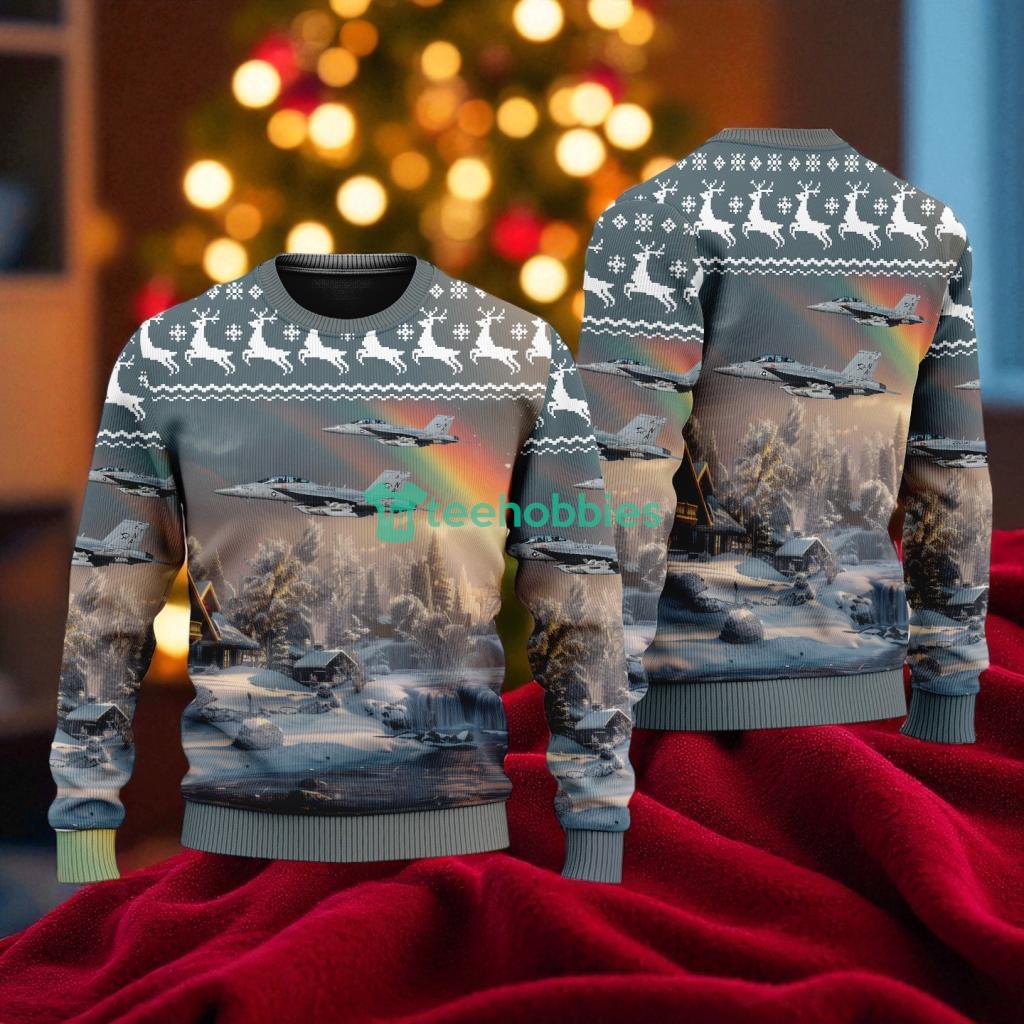 Us Navy Vaq 139 Ea 18g Growler American Airlines Christmas House Under The Rainbow Ugly Sweater For You image Us Navy Vaq-139 Ea-18g Growler American Airlines Christmas House Under The Rainbow Ugly Sweater For You Product Photo 1