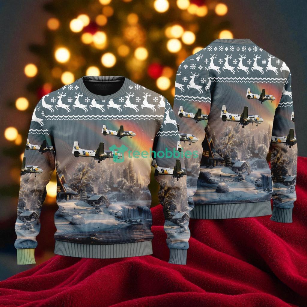 West Air Sweden Hawker Siddeley Hs American Airlines Christmas House Under The Rainbow Ugly Sweater For You image West Air Sweden Hawker Siddeley Hs- American Airlines Christmas House Under The Rainbow Ugly Sweater For You Product Photo 1