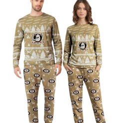 Anaheim Ducks Christmas Pattern Family Matching Pajamas Sets Best Gift For Christmas image Anaheim Ducks Christmas Pattern Family Matching Pajamas Sets Best Gift For Christmas Product Photo 4