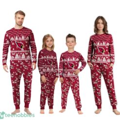 Arizona Cardinals Christmas Pattern Family Matching Pajamas Sets Best Gift For Christmas image Arizona Cardinals Christmas Pattern Family Matching Pajamas Sets Best Gift For Christmas Product Photo 3