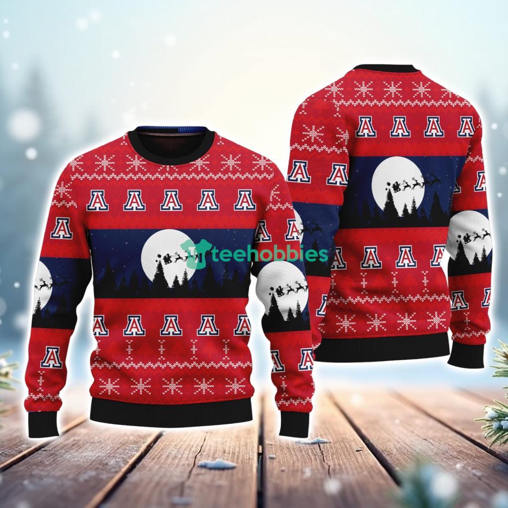 Arizona Wildcats NCAA Christmas AOP Sweater For Bigs Fans New Gift image Arizona Wildcats NCAA Christmas AOP Sweater For Bigs Fans New Gift Product Photo 1