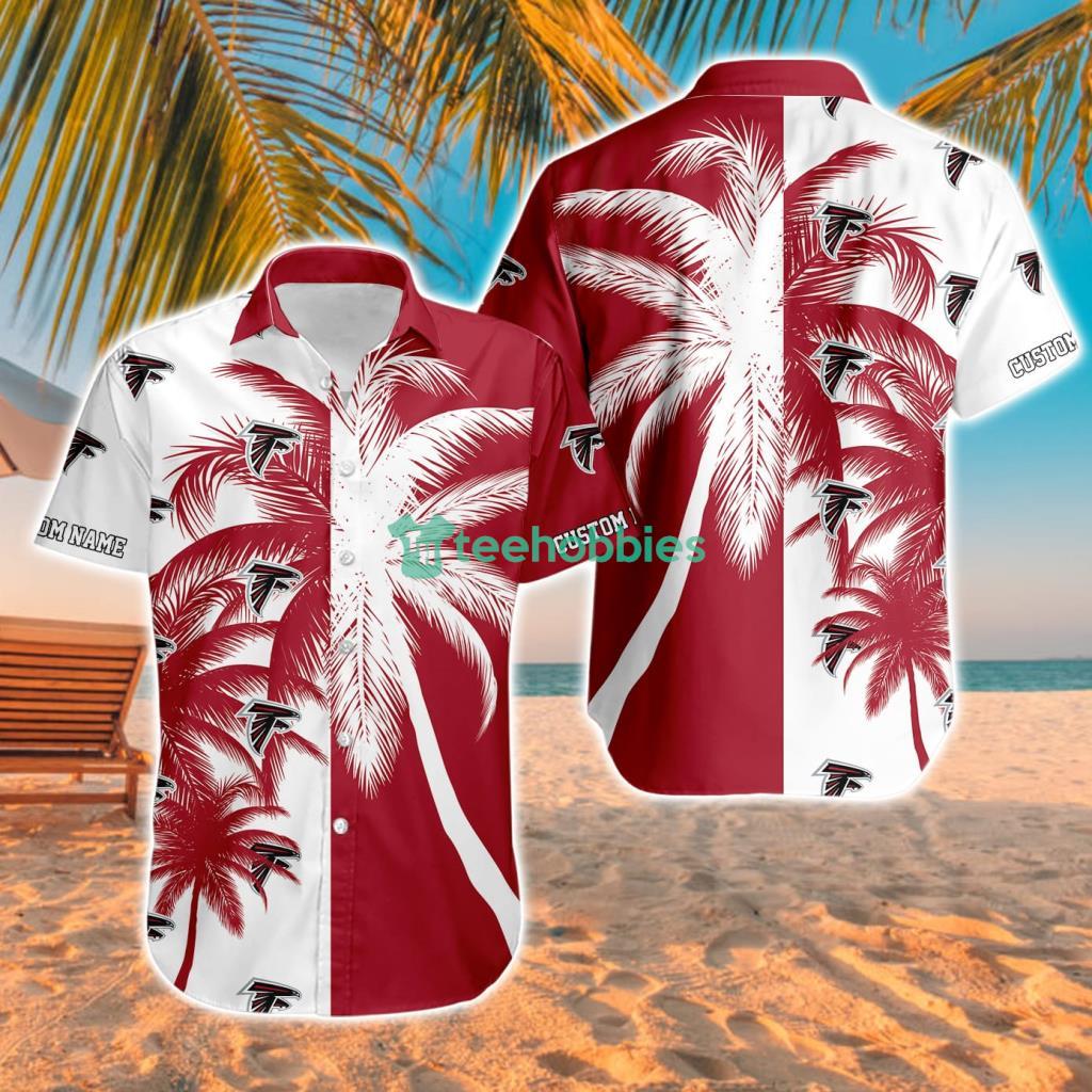 Atlanta Falcons Nfl Aloha Tropical Hawaiian Shirt For Fans Custom Name image Atlanta Falcons Nfl Aloha Tropical Hawaiian Shirt For Fans Custom Name Product Photo 1