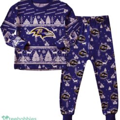 Baltimore Ravens Christmas Pattern Family Matching Pajamas Sets Best Gift For Christmas image Baltimore Ravens Christmas Pattern Family Matching Pajamas Sets Best Gift For Christmas Product Photo 2
