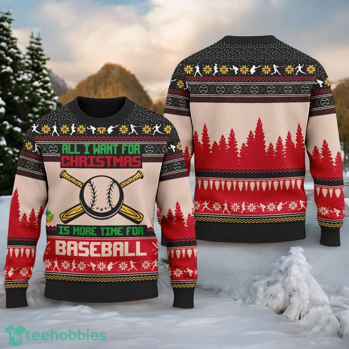 Baseball Ugly Christmas Sweater Baseball Christmas 3D Ugly Sweater For Men And Women Baseball Ugly Christmas Sweater Baseball Christmas 3D Ugly Sweater For Men And Women Product Photo 1