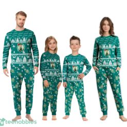Boston Celtics Christmas Pattern Family Matching Pajamas Sets Best Gift For Christmas image Boston Celtics Christmas Pattern Family Matching Pajamas Sets Best Gift For Christmas Product Photo 2