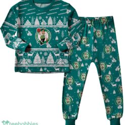 Boston Celtics Christmas Pattern Family Matching Pajamas Sets Best Gift For Christmas image Boston Celtics Christmas Pattern Family Matching Pajamas Sets Best Gift For Christmas Product Photo 4