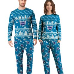 Charlotte Hornets Christmas Pattern Family Matching Pajamas Sets Best Gift For Christmas image Charlotte Hornets Christmas Pattern Family Matching Pajamas Sets Best Gift For Christmas Product Photo 4