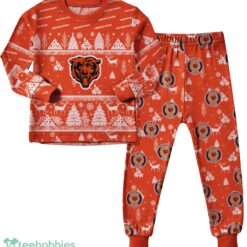 Chicago Bears Christmas Pattern Family Matching Pajamas Sets Best Gift For Christmas image Chicago Bears Christmas Pattern Family Matching Pajamas Sets Best Gift For Christmas Product Photo 2