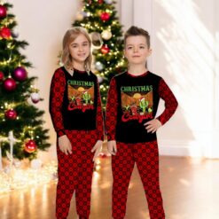 Christmas Cowgirl Cowboy Christmas Family Matching Pajama Set image Christmas Cowgirl Cowboy Christmas Family Matching Pajama Set Product Photo 3