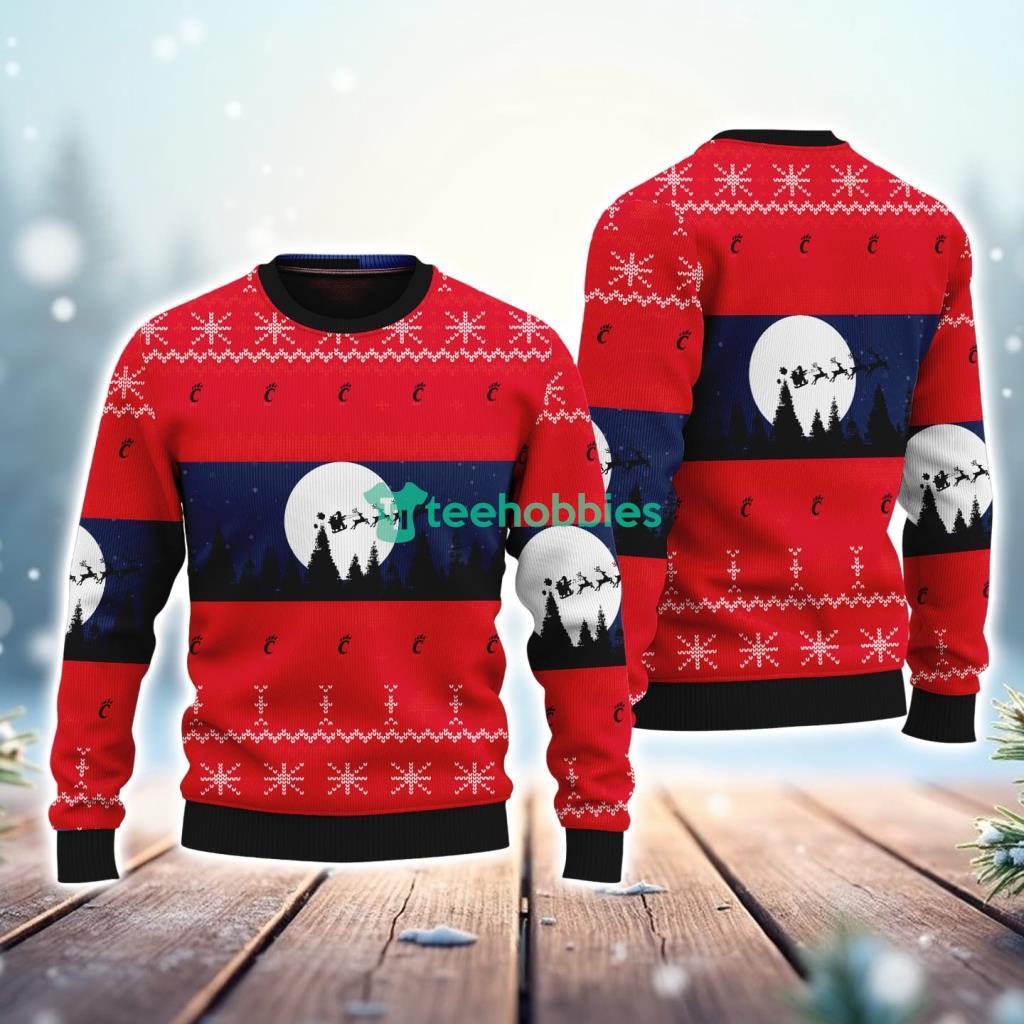 Cincinnati Miami NCAA Christmas AOP Sweater For Bigs Fans New Gift image Cincinnati Miami NCAA Christmas AOP Sweater For Bigs Fans New Gift Product Photo 1