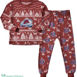 Colorado Avalanche Christmas Pattern Family Matching Pajamas Sets Best Gift For Christmas image Colorado Avalanche Christmas Pattern Family Matching Pajamas Sets Best Gift For Christmas Product Photo 4