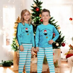 Cookie Monster Are You Makin Cookies Christmas Couples Family Mathching Pajamas Set image Cookie Monster Are You Makin Cookies Christmas Couples Family Mathching Pajamas Set Product Photo 3