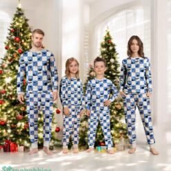 Cookie Monster Christmas Checkered Pattern Family Matching Pajama Set image Cookie Monster Christmas Checkered Pattern Family Matching Pajama Set Product Photo 4