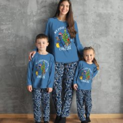 Cookies Monster Me Just Here For The Cookies Matching Family Pajamas Set image Cookies Monster Me Just Here For The Cookies Matching Family Pajamas Set Product Photo 2