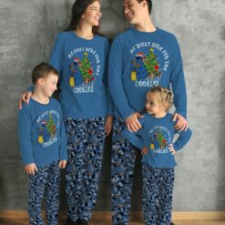Cookies Monster Me Just Here For The Cookies Matching Family Pajamas Set image Cookies Monster Me Just Here For The Cookies Matching Family Pajamas Set Product Photo 3