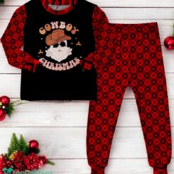 Cowboy Christmas Rodeo Western Country Family Matching Pajama Set image Cowboy Christmas Rodeo Western Country Family Matching Pajama Set Product Photo 2