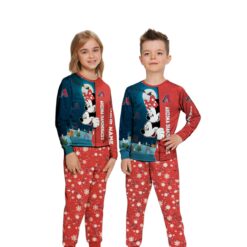 Custom Name Arizona Diamondbacks Cartoon Mouse Couple Christmas Matching Pajamas Set image Custom Name Arizona Diamondbacks Cartoon Mouse Couple Christmas Matching Pajamas Set Product Photo 3