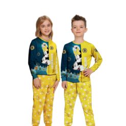Custom Name Boston Bruins Cartoon Mouse Couple Christmas Matching Pajamas Set image Custom Name Boston Bruins Cartoon Mouse Couple Christmas Matching Pajamas Set Product Photo 3
