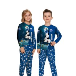 Custom Name Buffalo Sabres Cartoon Mouse Couple Christmas Matching Pajamas Set image Custom Name Buffalo Sabres Cartoon Mouse Couple Christmas Matching Pajamas Set Product Photo 2