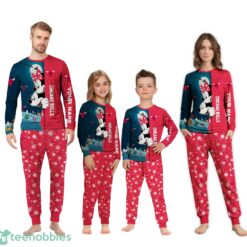 Custom Name Chicago Bulls Cartoon Mouse Couple Christmas Matching Pajamas Set image Custom Name Chicago Bulls Cartoon Mouse Couple Christmas Matching Pajamas Set Product Photo 4