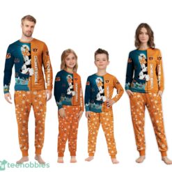 Custom Name Cincinnati Bengals Cartoon Mouse Couple Christmas Matching Pajamas Set image Custom Name Cincinnati Bengals Cartoon Mouse Couple Christmas Matching Pajamas Set Product Photo 2