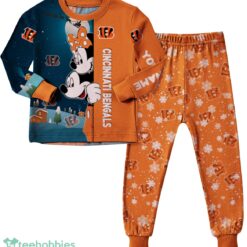 Custom Name Cincinnati Bengals Cartoon Mouse Couple Christmas Matching Pajamas Set image Custom Name Cincinnati Bengals Cartoon Mouse Couple Christmas Matching Pajamas Set Product Photo 3