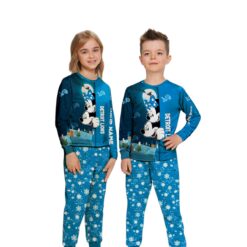Custom Name Detroit Lions Cartoon Mouse Couple Christmas Matching Pajamas Set image Custom Name Detroit Lions Cartoon Mouse Couple Christmas Matching Pajamas Set Product Photo 4