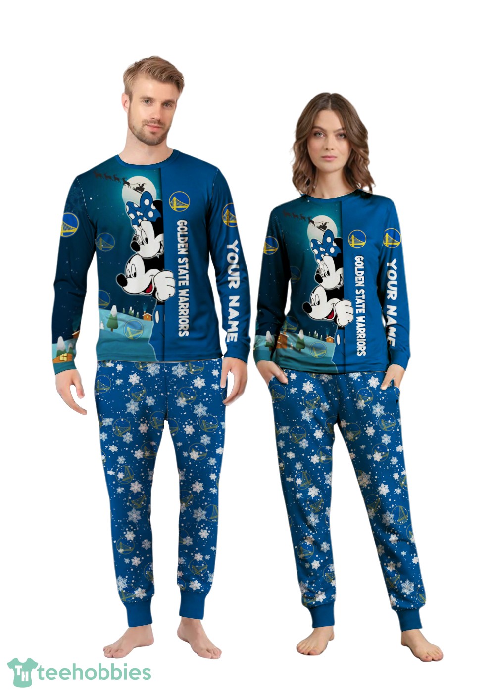 custom-name-golden-state-warriors-cartoon-mouse-couple-christmas-matching-pajamas-set.jpg Custom Name Golden State Warriors Cartoon Mouse Couple Christmas Matching Pajamas Set Product Photo 3