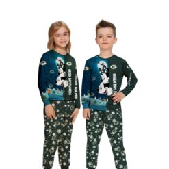Custom Name Green Bay Packers Cartoon Mouse Couple Christmas Matching Pajamas Set image Custom Name Green Bay Packers Cartoon Mouse Couple Christmas Matching Pajamas Set Product Photo 3