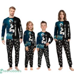 Custom Name Las Vegas Raiders Cartoon Mouse Couple Christmas Matching Pajamas Set image Custom Name Las Vegas Raiders Cartoon Mouse Couple Christmas Matching Pajamas Set Product Photo 4