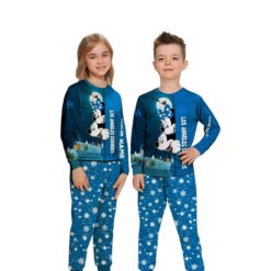 Custom Name Los Angeles Dodgers Cartoon Mouse Couple Christmas Matching Pajamas Set image Custom Name Los Angeles Dodgers Cartoon Mouse Couple Christmas Matching Pajamas Set Product Photo 2
