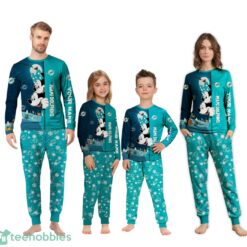 Custom Name Miami Dolphins Cartoon Mouse Couple Christmas Matching Pajamas Set image Custom Name Miami Dolphins Cartoon Mouse Couple Christmas Matching Pajamas Set Product Photo 3