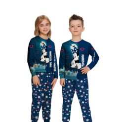 Custom Name Minnesota Twins Cartoon Mouse Couple Christmas Matching Pajamas Set image Custom Name Minnesota Twins Cartoon Mouse Couple Christmas Matching Pajamas Set Product Photo 2