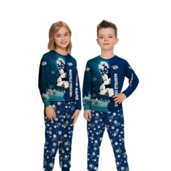 Custom Name Nashville Predators Cartoon Mouse Couple Christmas Matching Pajamas Set image Custom Name Nashville Predators Cartoon Mouse Couple Christmas Matching Pajamas Set Product Photo 2