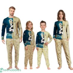Custom Name New Orleans Saints Cartoon Mouse Couple Christmas Matching Pajamas Set image Custom Name New Orleans Saints Cartoon Mouse Couple Christmas Matching Pajamas Set Product Photo 2