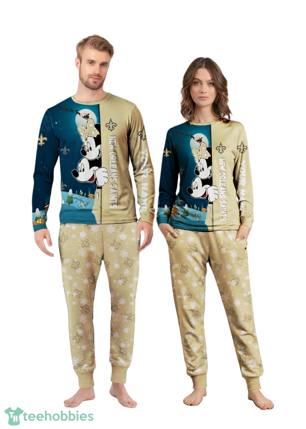 custom-name-new-orleans-saints-cartoon-mouse-couple-christmas-matching-pajamas-set.jpg Custom Name New Orleans Saints Cartoon Mouse Couple Christmas Matching Pajamas Set Product Photo 1